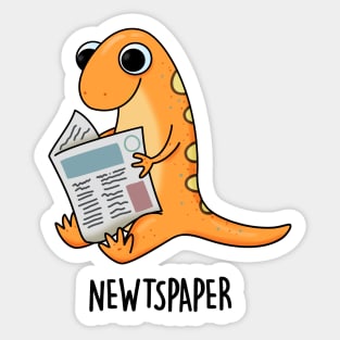 Newtspaper Animal Pun Sticker